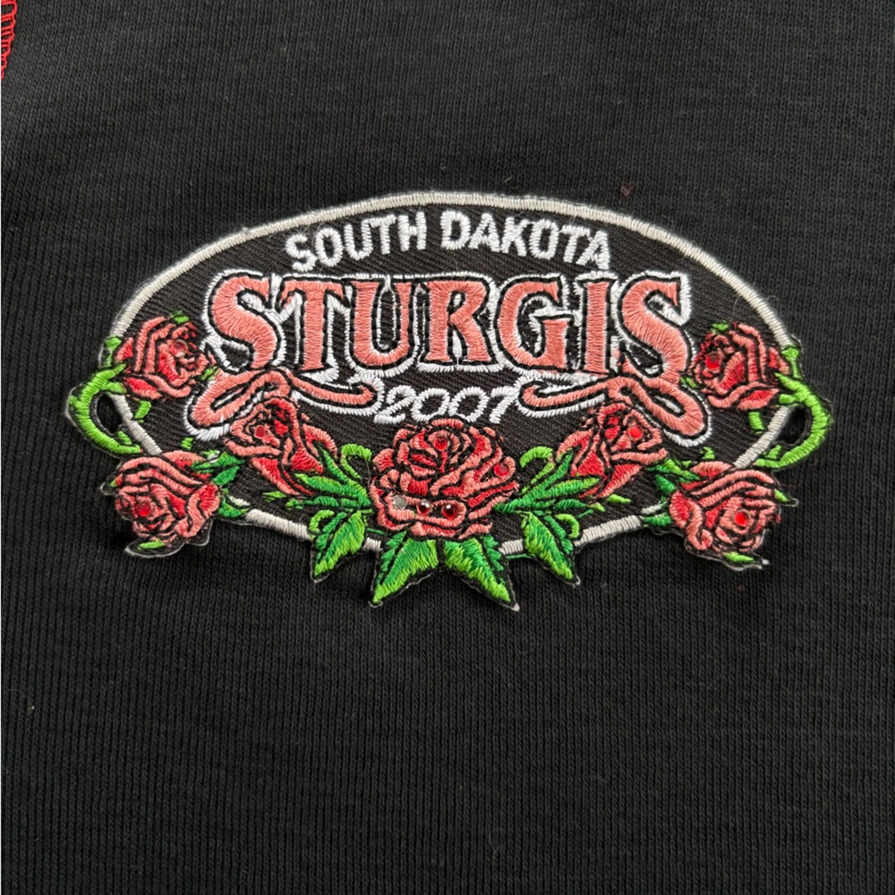 Vintage Y2K Sturgis Harley Davidson Baby Tee - Picture 5 of 6
